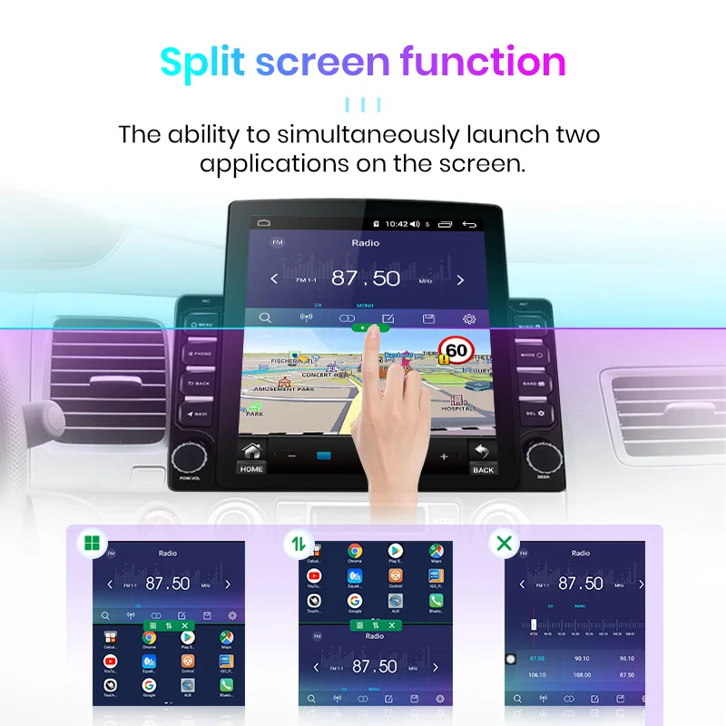 Junsun V2 Pro Vertical Style 4G+64G CarPlay DSP For Honda Civic 2005-2011 Android 8.1 Car Radio Multimedia Navigation no 2 din | Автомобили