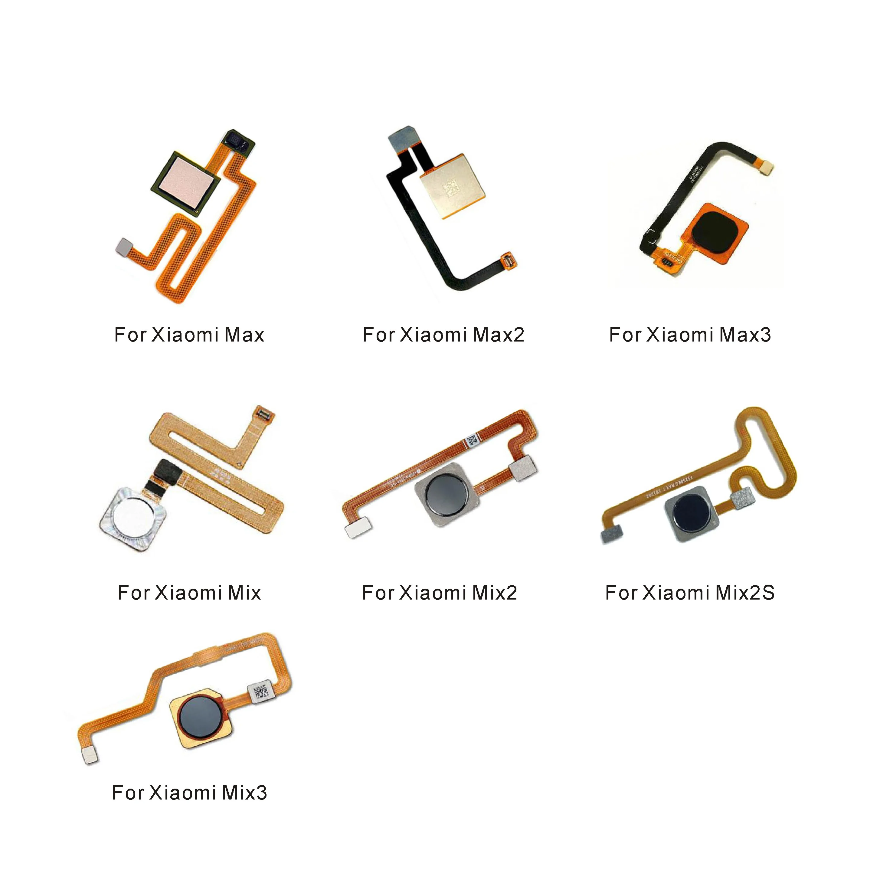 

Touch ID Fingerprint Sensor Scanner Flex Cable For Xiaomi Max 2 3 Max3 Mix 2 3 Mix2s Back Home Return Button Key Replace Parts