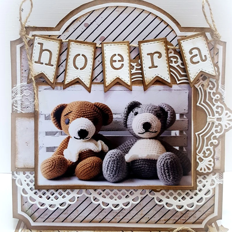 LLove CCraft металлические режущие штампы для рукоделия форма вырезания баннер с