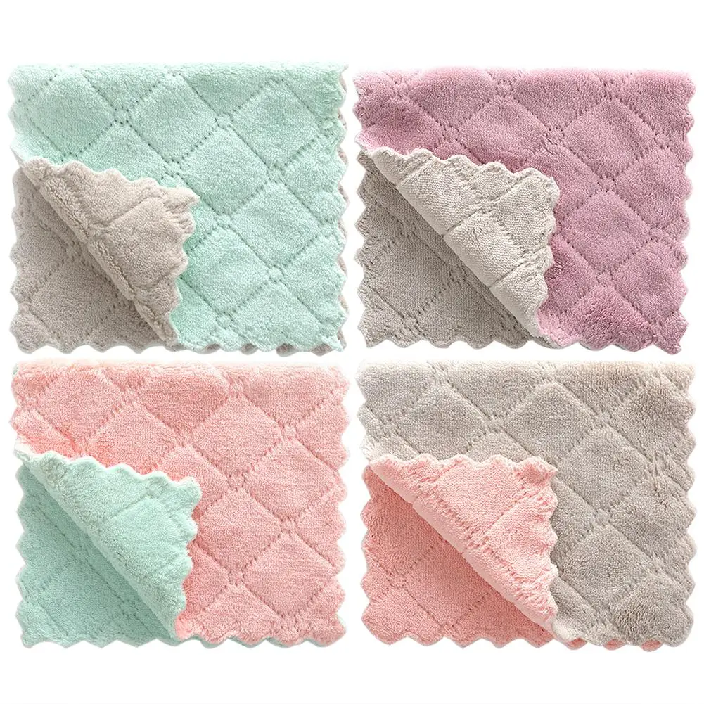 Впитывающее полотенце из микрофибры салфетка для мытья посуды инструменты