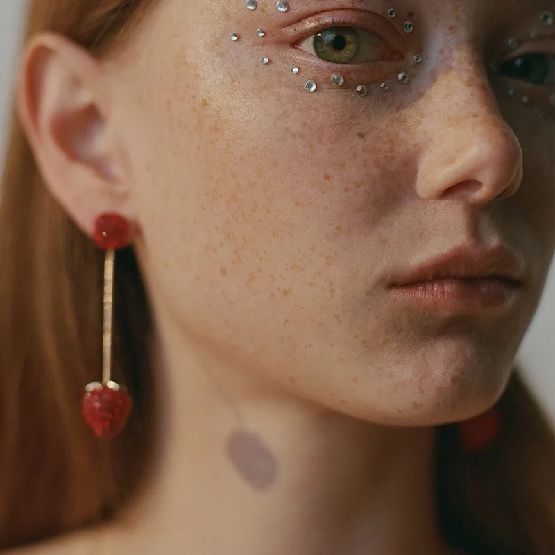 

2021 Sale Pendientes Mujer Earrings In Europe And The Exaggerated Geometry Manually Fruit Acrylic Earring Pendant Jewelry Women