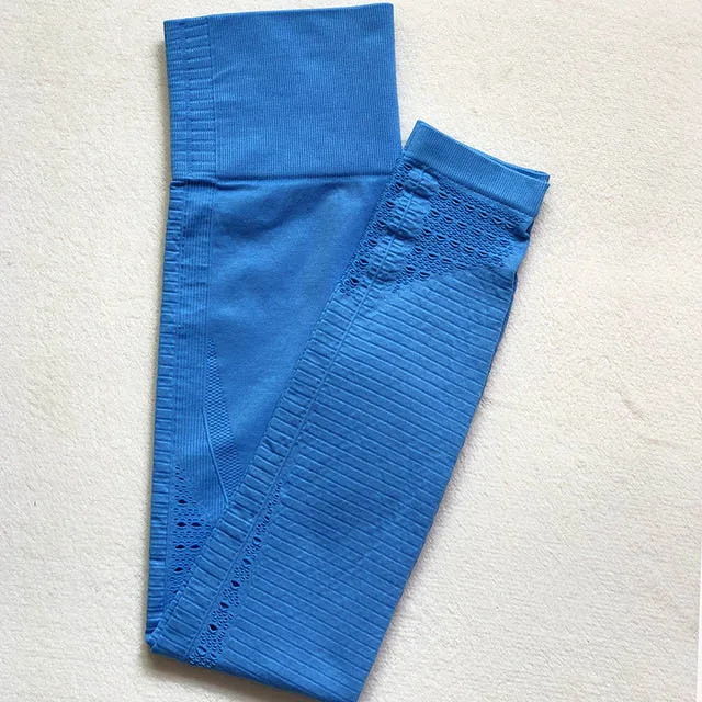 

New Women Seamless High Waist Yoga Sport Pants Breathable Stretch Sports Workout Fitness Running Yoga Gym Leggings