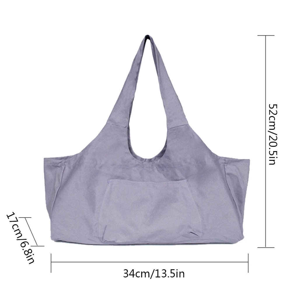 

Fitness Storage Bag Canvas Yoga Bag Large Capacity One Shoulder All-In-One With Pockets For Women Men Army Sport Beach Tour Bag