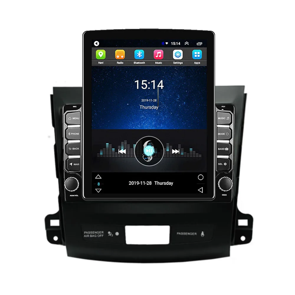 'Eastereggs 2 Din 9.7'' Tesla Screen Car Multimedia Player GPS Navigator WIFI For Mitsubishi Outlander Android Radio 2006-2012'