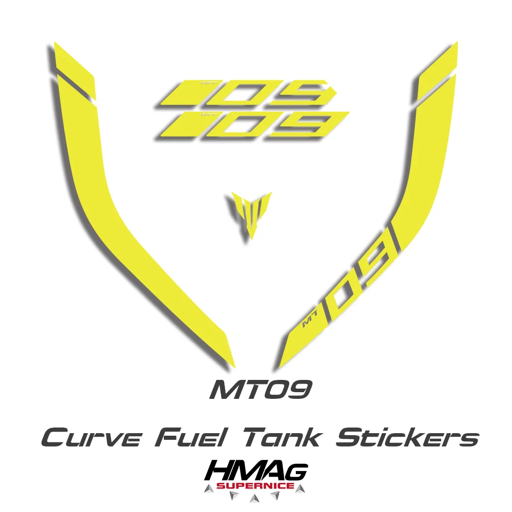 

Наклейка на топливный бак, без фона, вырезанная наклейка для Yamaha MT09 MT-09 FZ09, наклейки на топливный бак