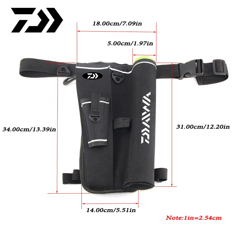Сумка для уличных рыболовных снастей Daiwa сумка из ткани Оксфорд удочки на пояс