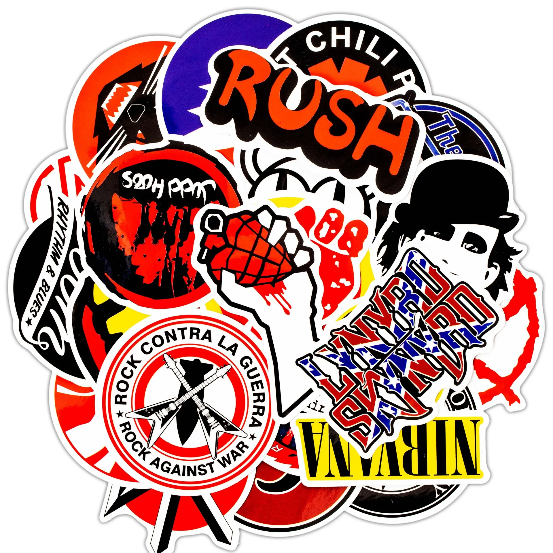 

10/50PCS Terror Series Skull Graffiti Stickers Laptop Skateboard Luggage Phone Bike Waterproof Cool Stickers Kid Toy Home Decor