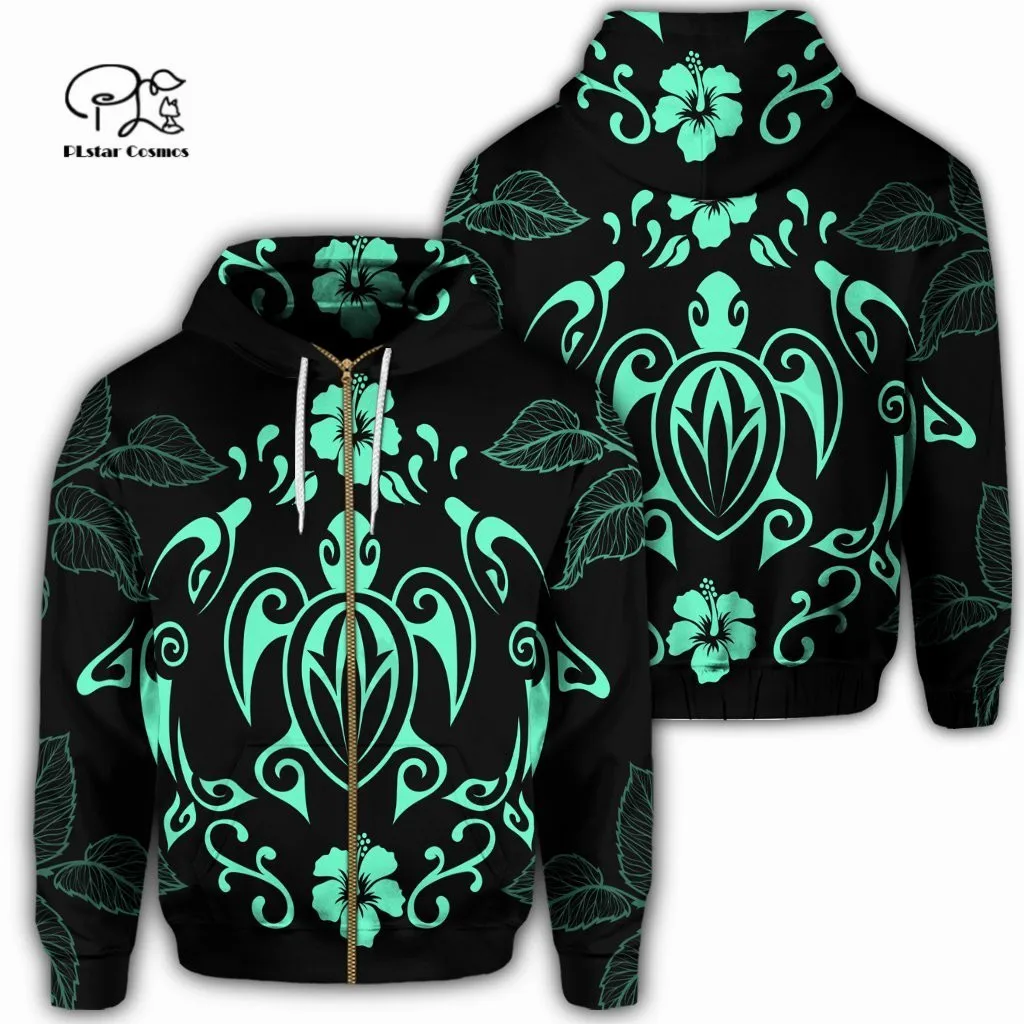 

PLstar Cosmos 3DPrint Newest Turtle Dolphins Polynesian Premium Awsome Unique Harajuku Streetwear Unisex Hoodie/SweatshirtZip 7