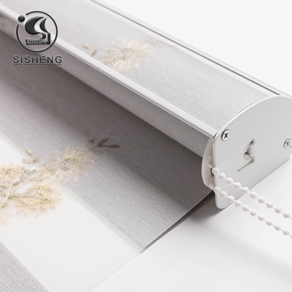 Штора с вышивкой Зебра простой и прозрачный шнурок для окон узкое Горизонтальное