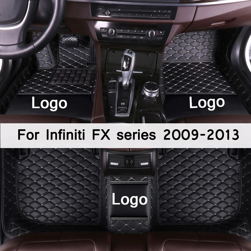 Кожаные автомобильные коврики MIDOON для Infiniti FX series 2009 2010 2011 2012|Автомобильные в