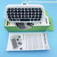 2 4g mini wireless keyboard chatpad for x series sx game controller with usb receiver for xbox one sx gamepad dropshipping