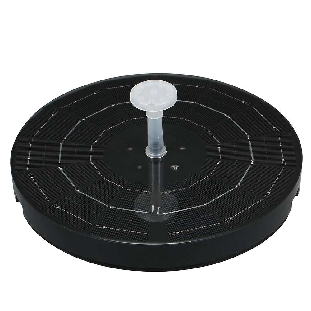 

Outdoor Bird Bath Solar Powered Fountain Floating Water Floating Solar Water Lights Garden Waterfall Pond Bird Bath
