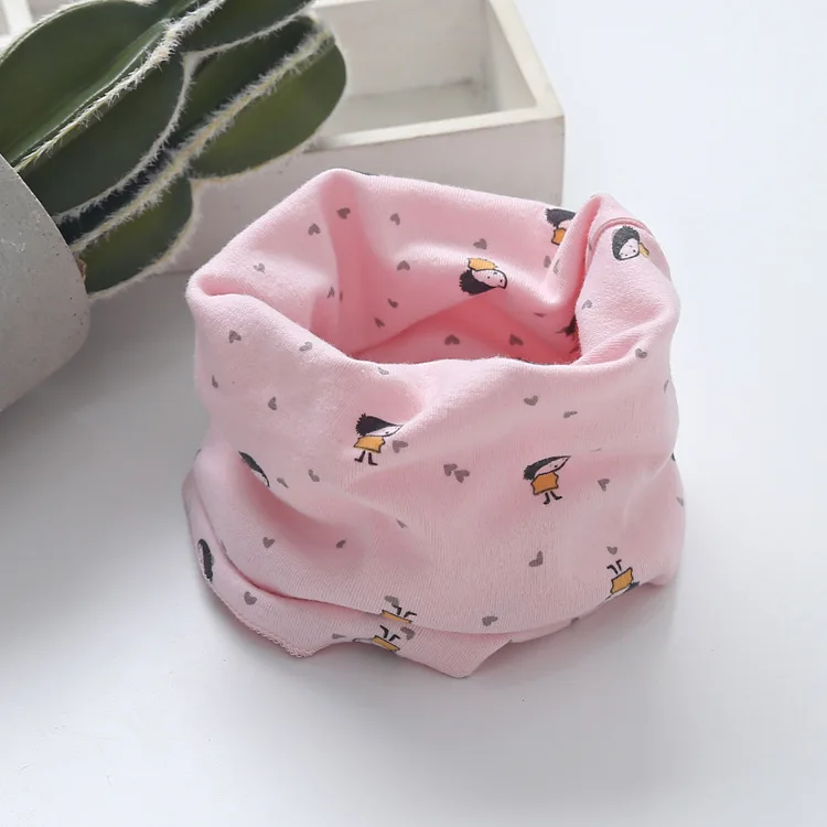19 new children's neck cover Korean version of the warm print baby hundred-change scarf |