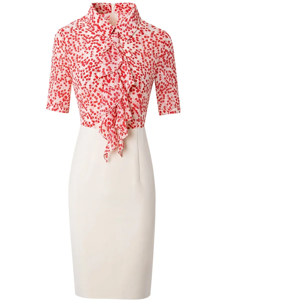 

New summer Women 2021 fashion party Dress Plus Size ladies Sexy office work dresses Celebrities Package hip Printed shirt dress