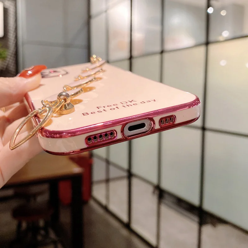 Чехол для телефона Xiaomi Redmi Note 9 Pro Max 9T 9S мягкий однотонный чехол с браслетом Love 10S 10 |