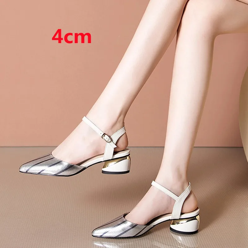 

Female Fashion Silver & Beige Multi Color High Quality Square Heel Pumps Women Casual Cute Buckle Shoes Sapatos Femininas H9283