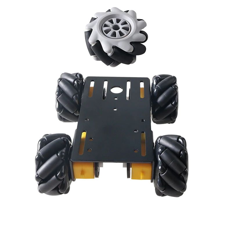 SZDOIT 4WD 60mm/65mm Mecanum Wheel Smart Robot Metal Car Chassis Kit 4pcs TT Motors Unassembled for DIY Maker Learning | Игрушки и хобби