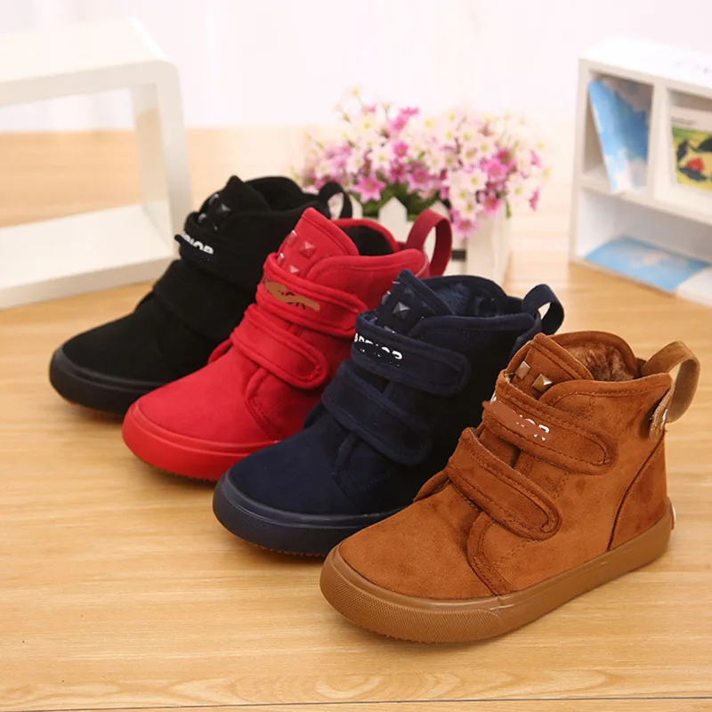 EU23-37 брендовые туфли с красной Новинка Обувь на плоской подошве Зимняя обувь меху