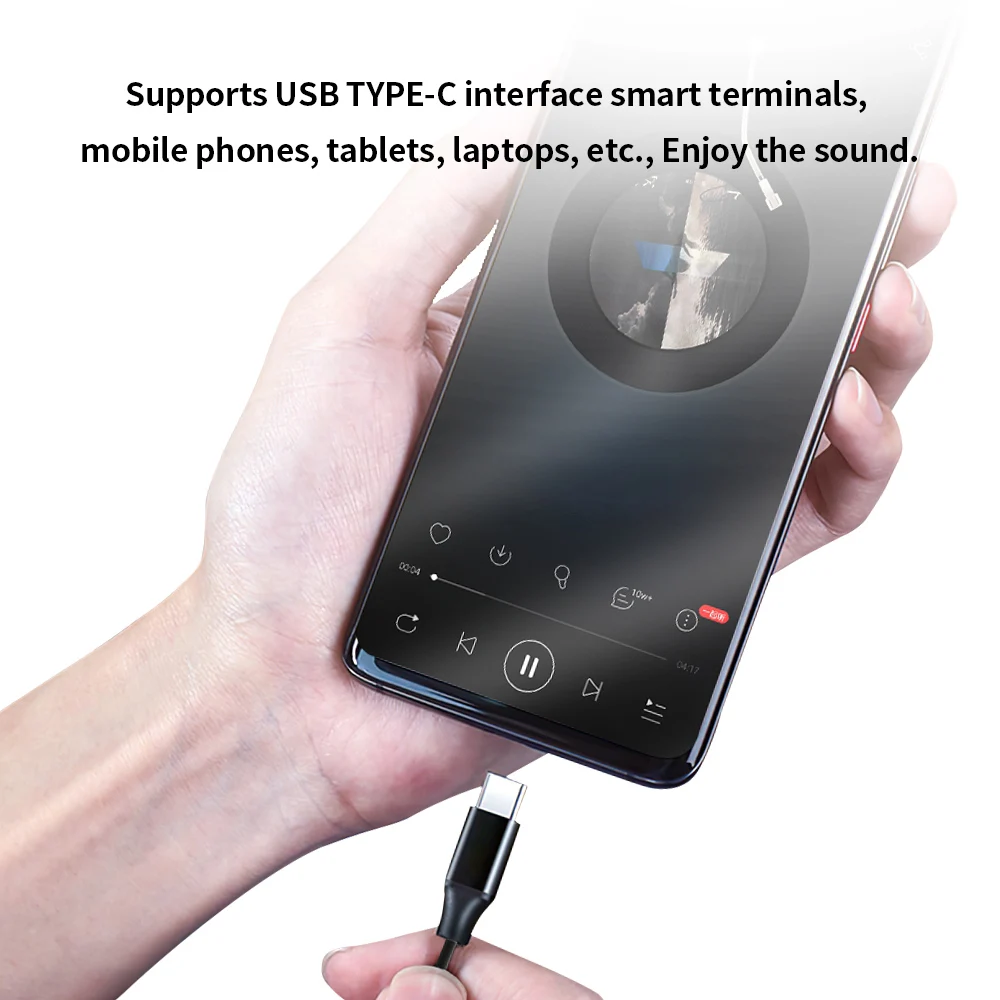 USB TYPE C наушники со звуковой картой аудиокомплект Внешняя Usb c Звуковая карта для