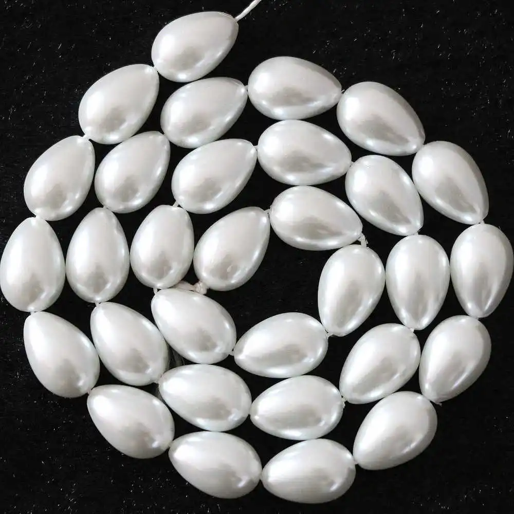 7x9mm Pure white Новинка, имитация жемчуга, капля воды, КАПЛЕВИДНАЯ капля, 5x7 мм, 7x9 мм, 9x13 мм, белый и кремовый цвет, сделай сам, ювелирное изделие 15 дюймов, B1079 - Цвет: 7x9mm Pure white