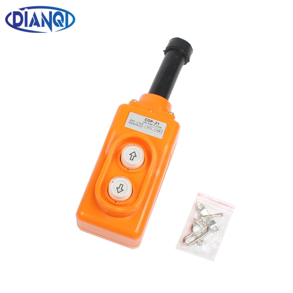 Непромокаемый вверх вниз кнопочный переключатель крана Cop21 водонепроницаемый cop