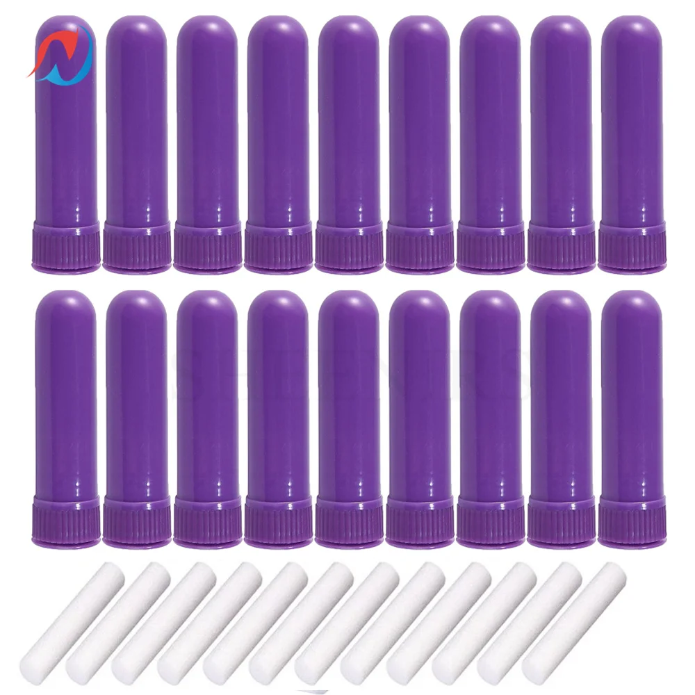 

Sheenirs, 25 шт., портативные разноцветные эфирные масла для ароматерапии, пустые тюбики, пустые тюбики с ватными фитилями