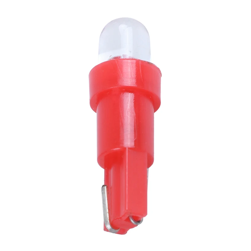 

10 x DC 12V LED Red Bulb Dashboard T5 Lamp For Automotive