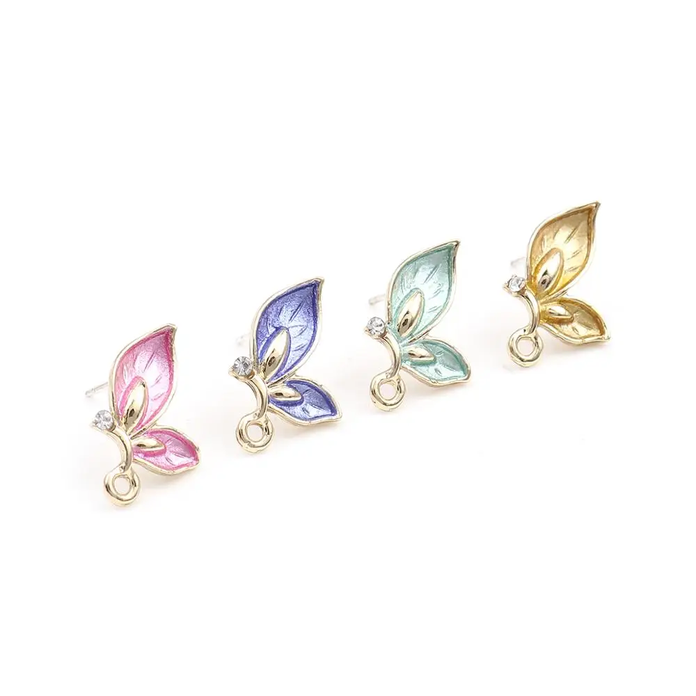 Серьги-гвоздики DoreenBeads из цинкового сплава в виде насекомых фурнитура для