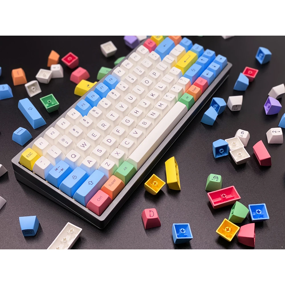 TOFU60 metal case alluminum frame E-white for gh60 mechanical keyboard from KBDFANS TOFU 60%