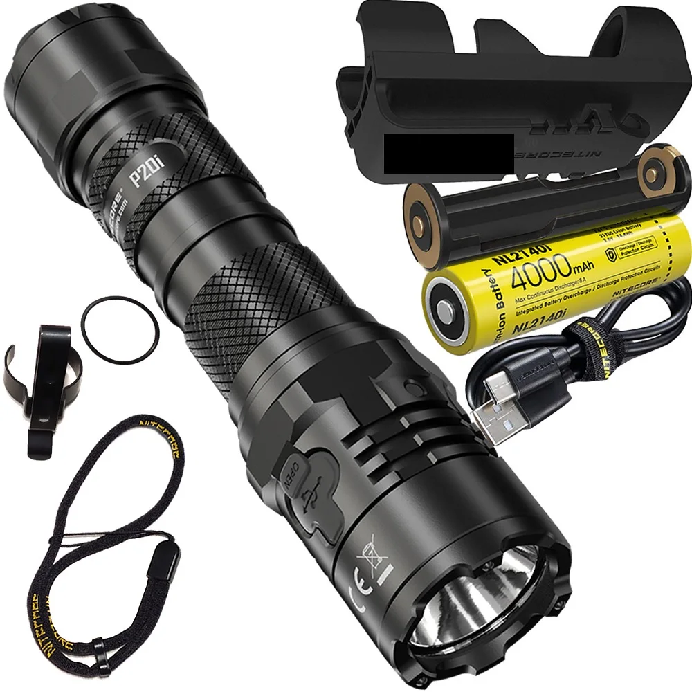 売却 Nitecore P20i Led懐中電灯SST-40-W Led 1800ルーメン充電式懐中電灯21700バッテリーのための検索