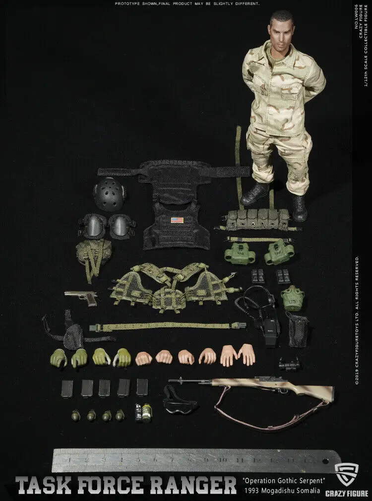 TYSTOYS 1/12 масштаб LW006 M14 Снайпер США Дельта спецсила солдат полный комплект фигурки
