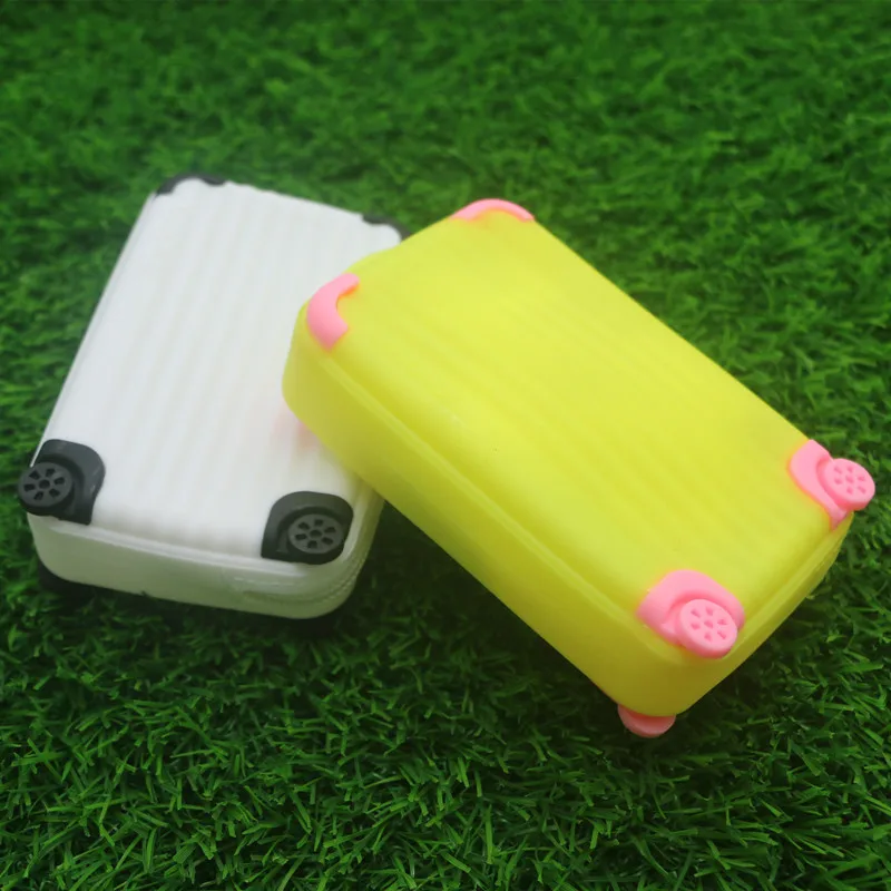 Креативный Кошелек для монет Женский кошелек силиконовый чемодан сумка карт