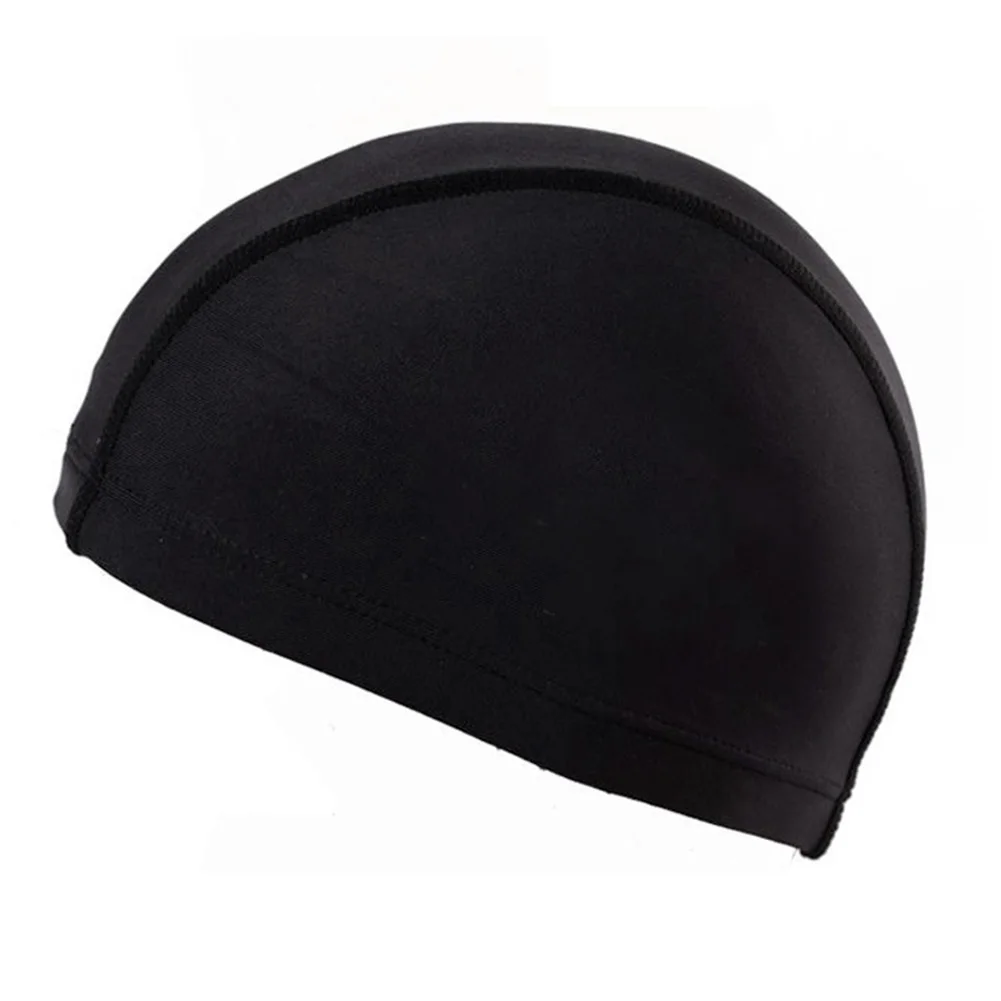 

Swimming Caps Unisex Men Women Adult Waterproof Swimming Cap Cover Protect Ear black Swim Caps for Beach Pool Swimming