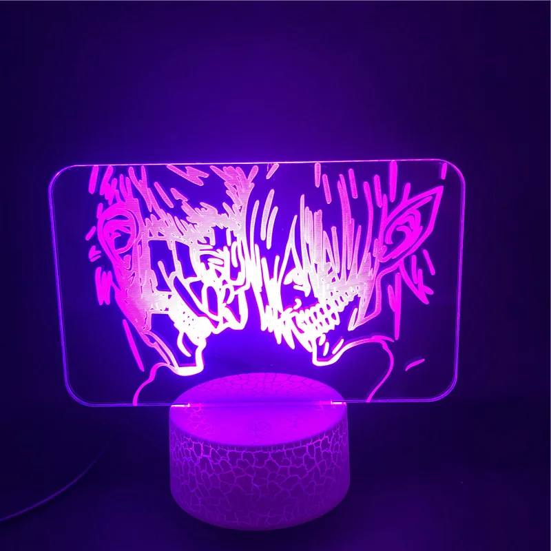 

Attack on Titan Eren Jager Armoured of Giant 3D Lamp The Alarm Clock Base Nightlight Cute Gift Bright Base Led Night Light Lamp