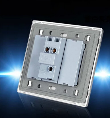 Бесплатная доставка роскошный настенный светильник панель переключателя 1