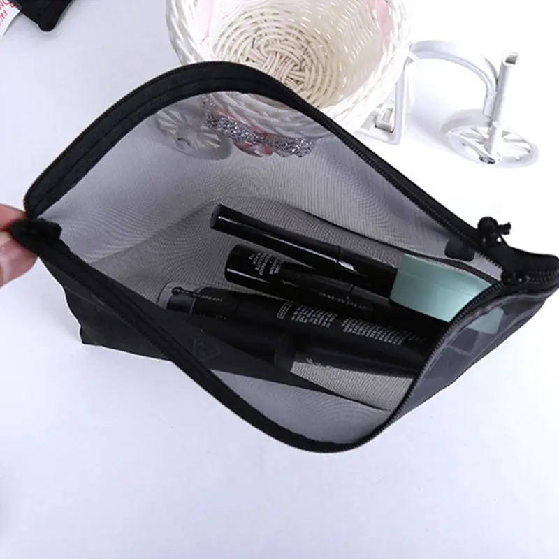 Best Casual Travel Cosmetic Bag neutral Zipper Make Up Transparent Makeup Case Organizer Storage Pouch Toiletry Beauty Wash Kit | Дом и сад