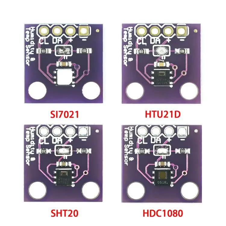 

100pcsHDC1080 Si7021 SHT20 HTU21D Модуль Низкая Мощность GY-213V-HDC1080 Высокая точность цифровой влажности Сенсор с Температура Сенсор