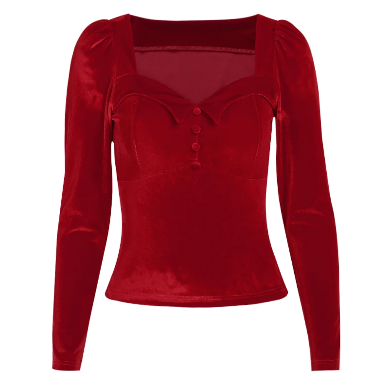 

Z-ONE Velvet Women's T-Shirts Long Sleeve V-neck Sexy Slim Bodycon Autumn Winter Warm Fashion Top Casual Soft T-Shirts Women
