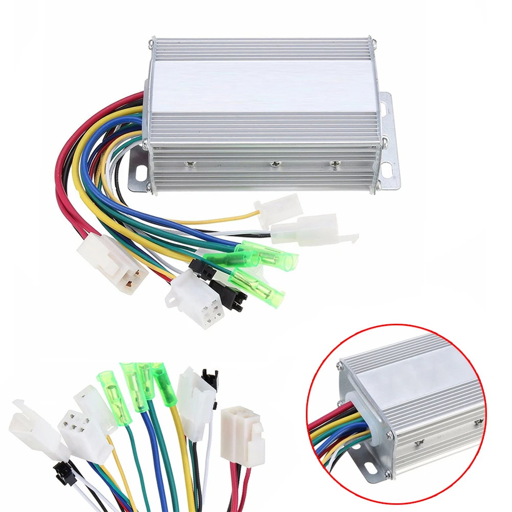 

Easy Install Scooter Part Replacement Practical Metal Bicycle Motor 350W Accessories 36V 48V Smart Brushless Controller