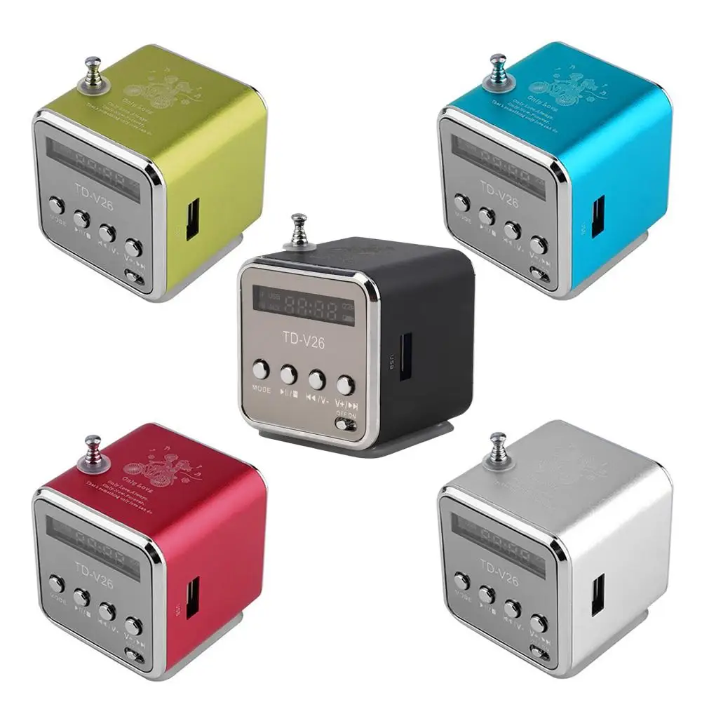 Портативная светодиодная беспроводная мини SD TF карта Micro USB стерео Колонка Super Bass