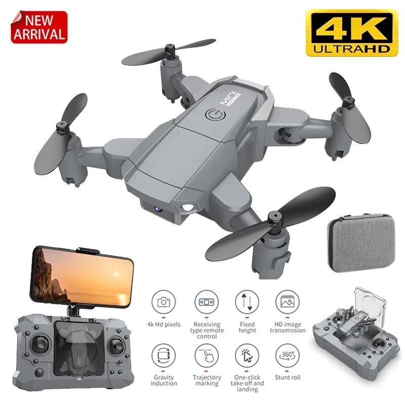 Мини Дрон KY905 с камерой 4K HD складные дроны Квадрокоптер одной кнопкой возврат FPV