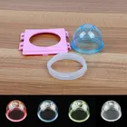 Двойная крышка для клетки, туннель для хомяка, Соединительная пластина для внешней трубы, заглушка для туннеля, перегородка для домашних животных, игрушки