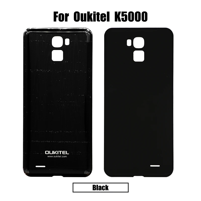 Black Новинка, чехол для аккумулятора Oukitel K5000, чехол на заднюю панель, защитный чехол для смартфона, запасные части для ремонта - Цвет: Black