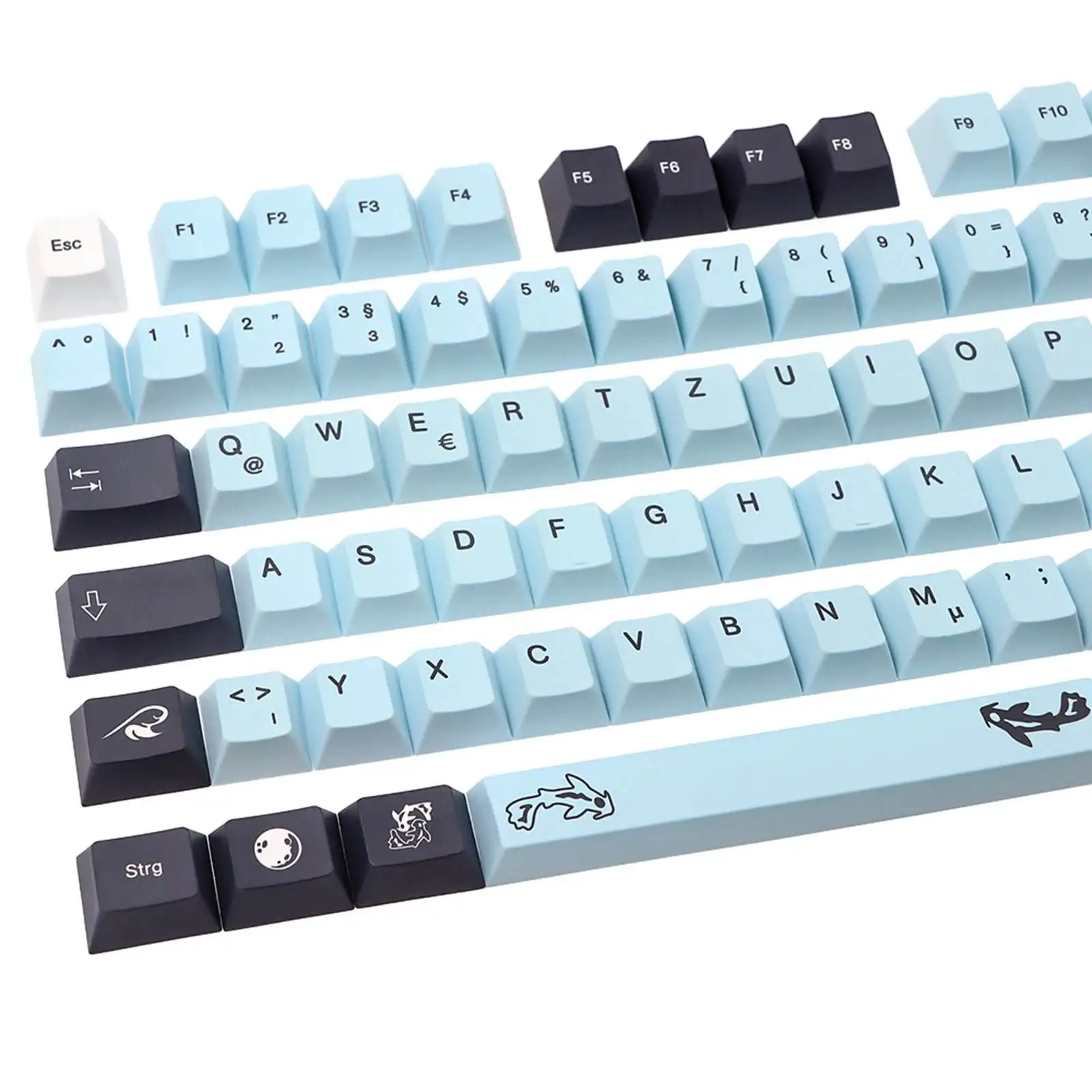 

134 Key Mechanical Switch Keyboard Keycaps PBT Keycaps Easy to Read Plastic