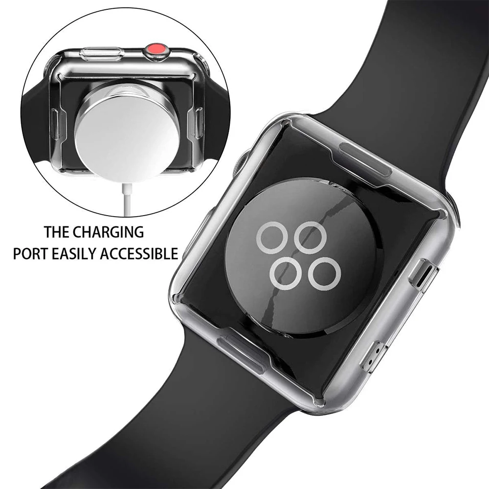 Защитный чехол для iWatch Apple Watch Series 5 4 3 2 1 38 40 42 44 мм защитные аксессуары экрана |