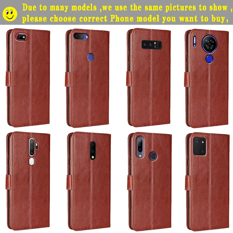 Кожаный чехол на магнитной застежке для Tecno Phantom 8 Camon X Pro C8 C9 CA8 LB8 KB7 Spark 5 2 3 6 Go POP Plus 4