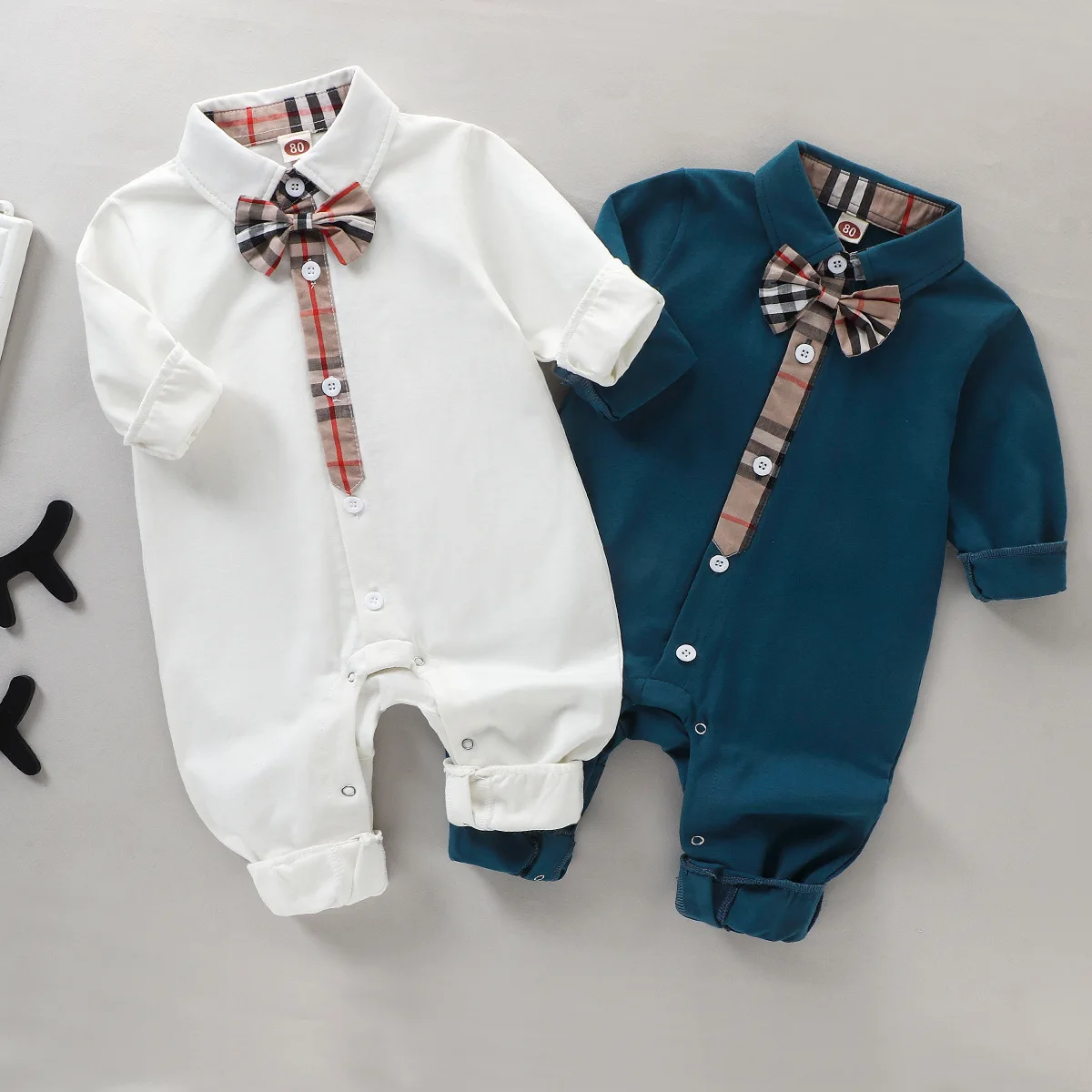 

Baby Boy Gentlemanlike Outwear Romper Baby Boy Clothes Fall Clothes for Toddler Boys Newborn Baby Boyl Clothes
