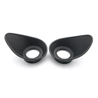 2pcs black rubber eyepiece eye guards for stereo metallurgical biological microscope eye cups microscope accessory