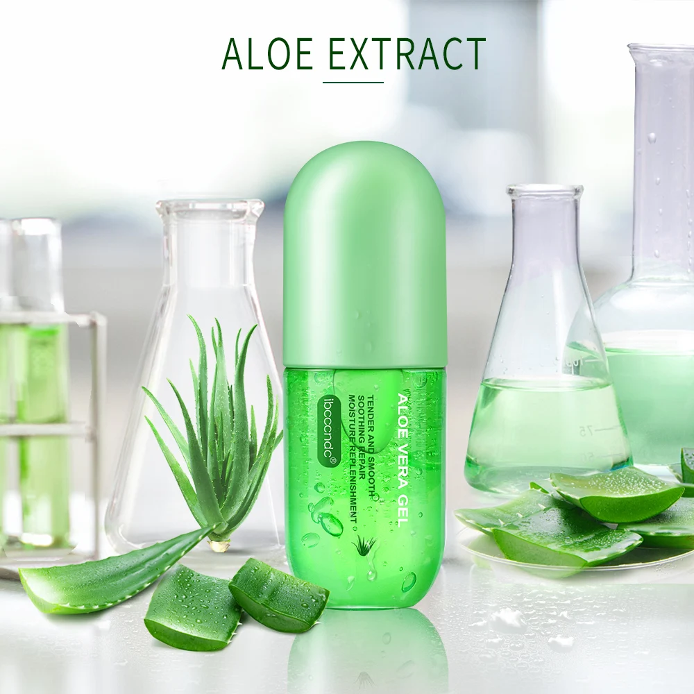 

50ml Natural Aloe Vera Gel Aloe Vera Soothing Gel Skin Care Moisturizing After Sun Burn Repair Skin Lotions Aloe Gel