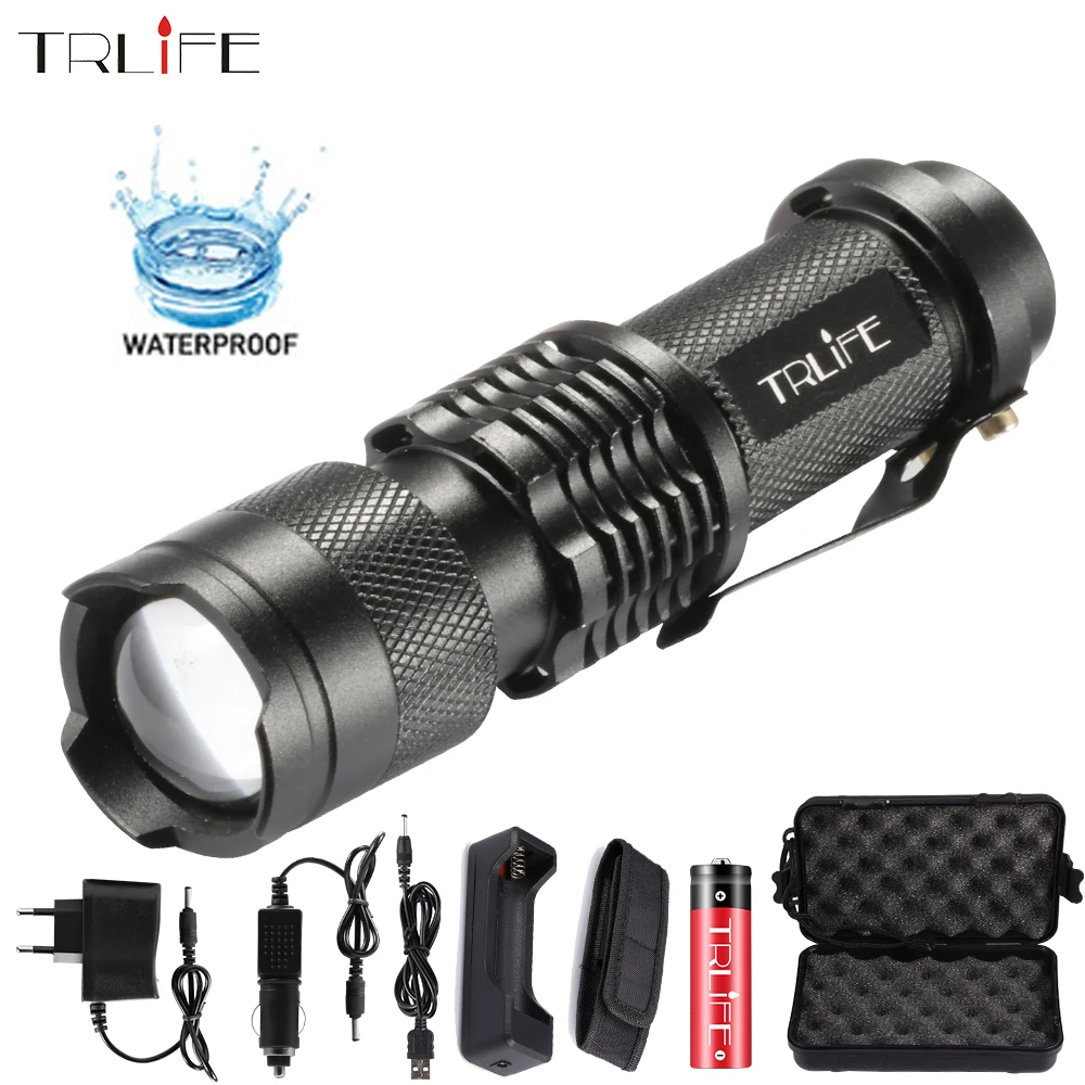 Светодиодный фонарик Penlight L2 T6 светодиодный фонарь 8000лм Zoom 5 режимов водонепроницаемый тактический фонарь использование батареи 18650